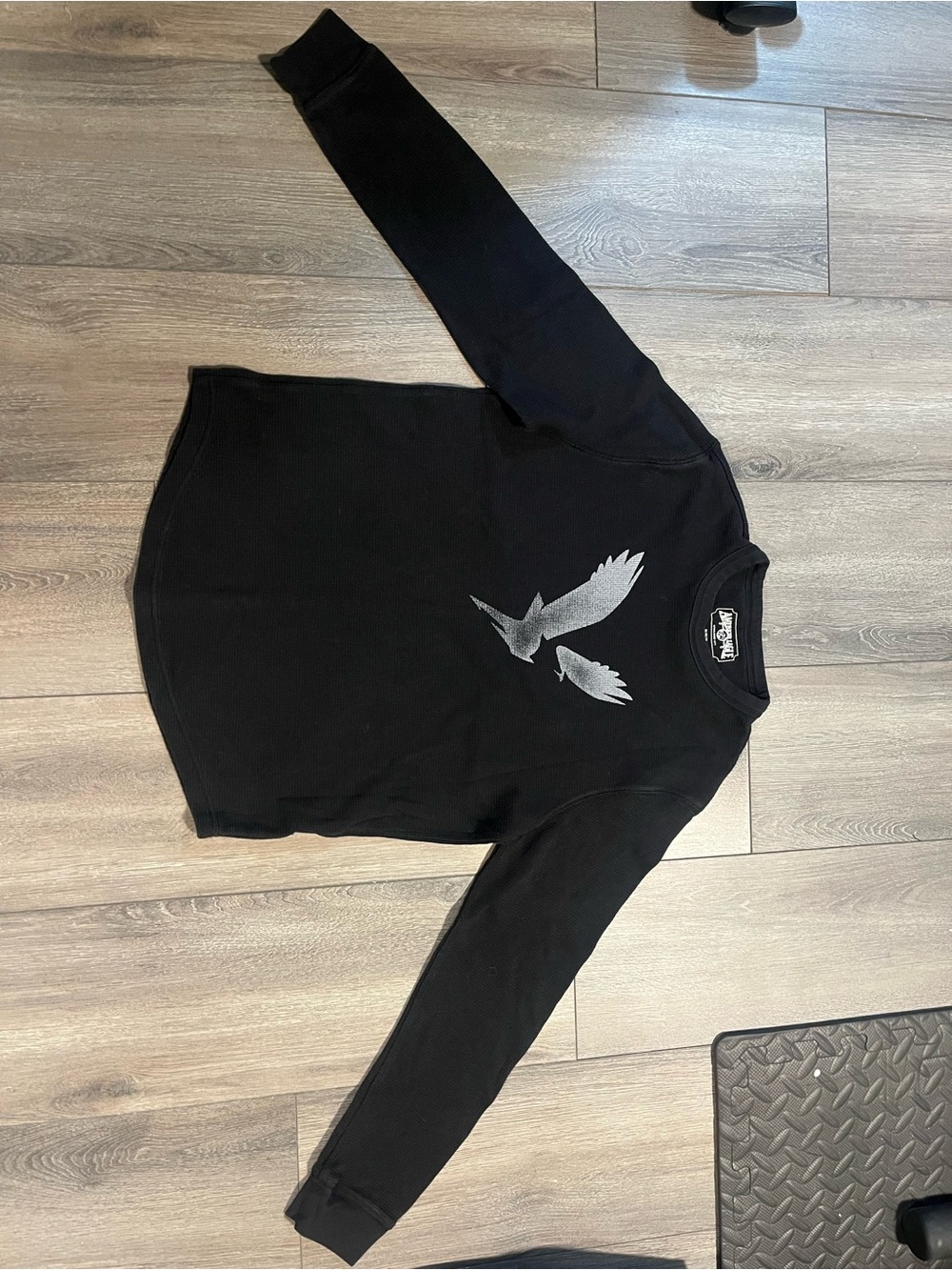 American Eagle Waffle-Knit Longsleeve T-Shirt